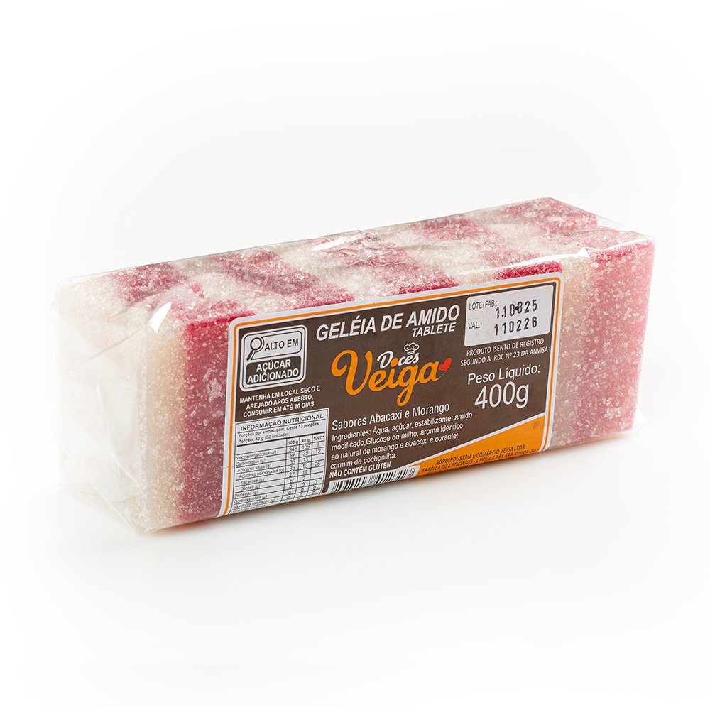Geleia de Mocoto Tablete - 400g 1 (Tablete) Geléia de Amido - Imagem 1