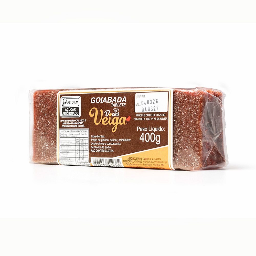 Goiabada Tablet 400g 1 (Tablete) Goiabada - Imagem 1